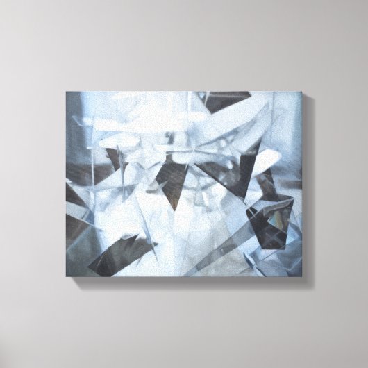 wall painting Reflection17b(反射17b) Canvas Afdruk (Voorkant)