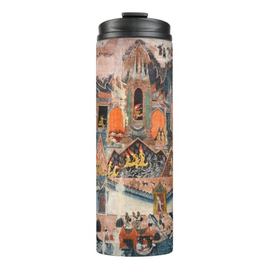 Wall Paintings of Vat Pa Huak Thermosbeker (Voorkant)