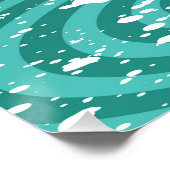 Wall poster - Een verlate kerstillustratie. (Hoek)