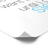 Wall Poster Inspirerend citaten die ik wil dromen (Hoek)