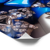 Wall poster met Argentijnse kleuren Design (Hoek)