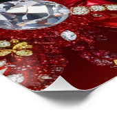 Wall poster met Los Angeles Kleuren Design (Hoek)