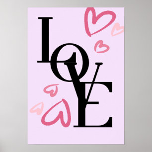 Wall Poster met veel liefde