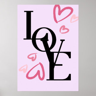 Wall Poster met veel liefde