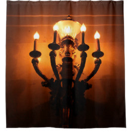 Wall Sconce Antiek esthetisch Douchegordijn