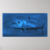 WALL SIZED—HEEL Sized Blue Barracuda Poster (Voorkant)