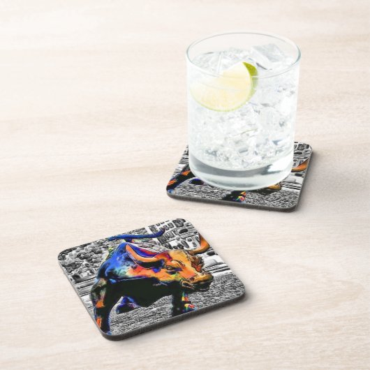 Wall St. Bull Onderzetter (Rechterzijde)