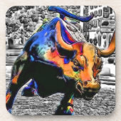 Wall St. Bull Onderzetter (Voorkant)