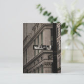 Wall St New York Briefkaart (Staand voorkant)