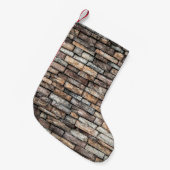 Wall stone wall brick wall kleine kerstsok (Voorkant (Hangend))