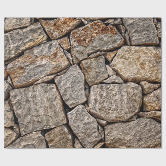 Wall stones masonry rocks cadeaupapier (Vlak)