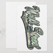 Wall Street 1000 Dollar Bill Briefpapier (Voorkant / Achterkant)