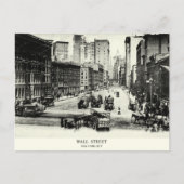 Wall Street 1900 Briefkaart (Voorkant)