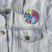 Wall Street Art Ronde Button 5,7 Cm (In situ)