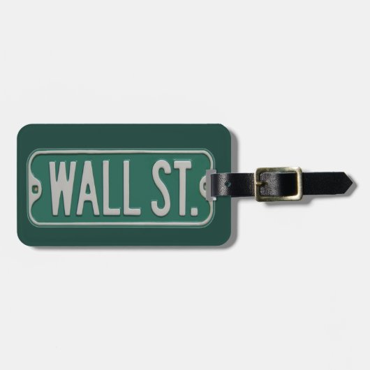 Wall Street Bagagelabel (Voorkant horizontaal)