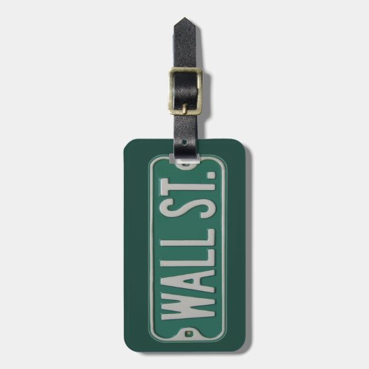 Wall Street Bagagelabel (Voorkant verticaal)