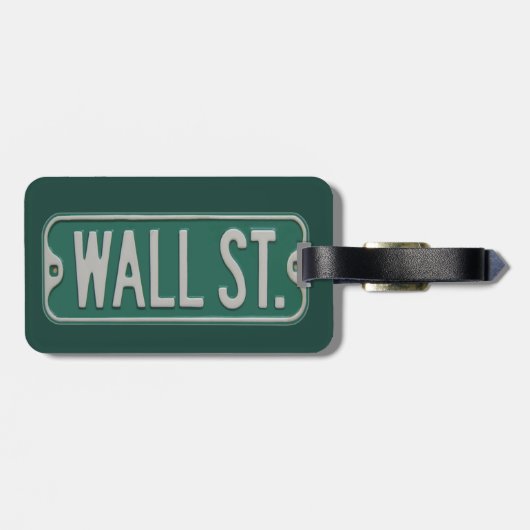 Wall Street Bagagelabel (Achterkant horizontaal)