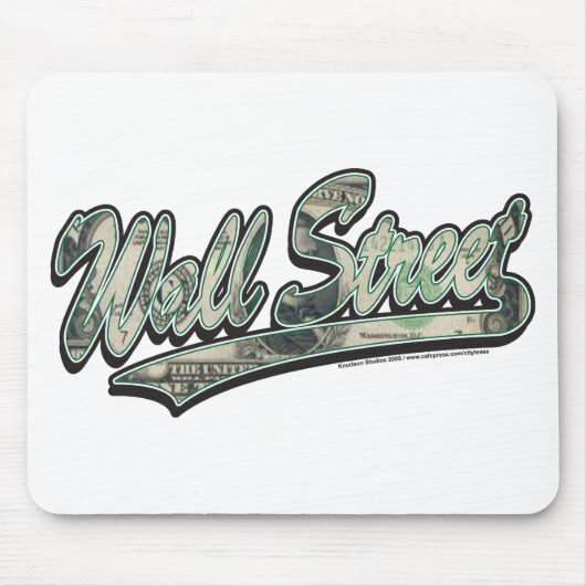 Wall Street Baseball Script, High Finance Muismat (Voorkant)