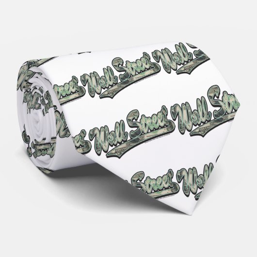 Wall Street Baseball Script, High Finance Stropdas (Opgerold)