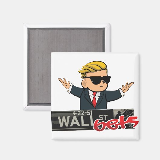 Wall Street Bets Magneet (Voorkant / Achterkant)