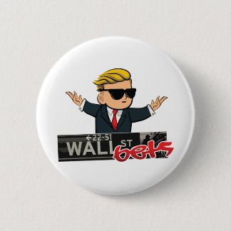 Wall Street Bets Ronde Button 5,7 Cm