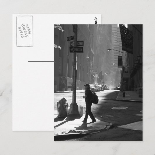 Wall Street Briefkaart (Voorkant / Achterkant)