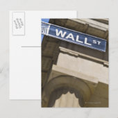 Wall Street Briefkaart (Voorkant / Achterkant)