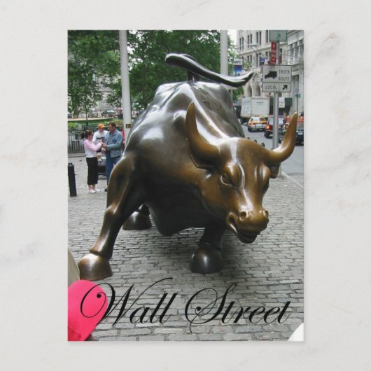 Wall Street Briefkaart (Voorkant)
