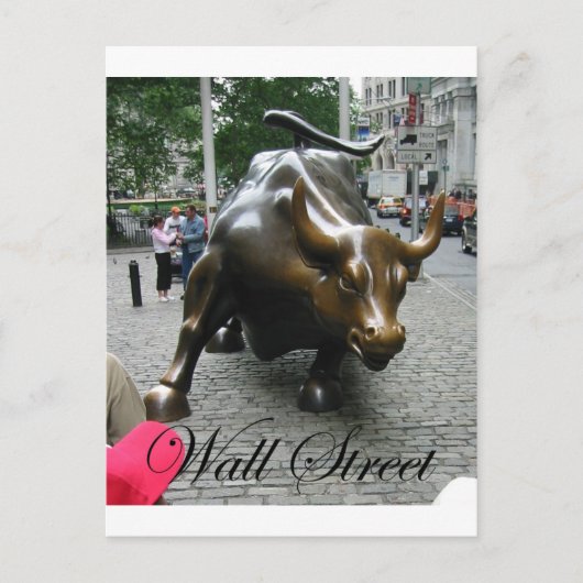 Wall Street Briefkaart (Voorkant)