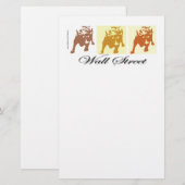 Wall Street Briefpapier (Voorkant / Achterkant)