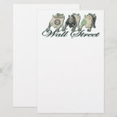 Wall Street Briefpapier (Voorkant / Achterkant)