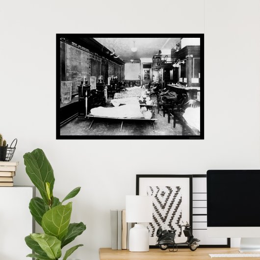 Wall Street Broker 1915 Poster (Thuiskantoor)