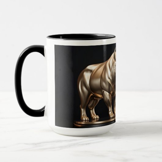 Wall Street Bull en Beer Mok (Links)