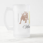 Wall Street Bull Market Matglas Bierpul (Links)