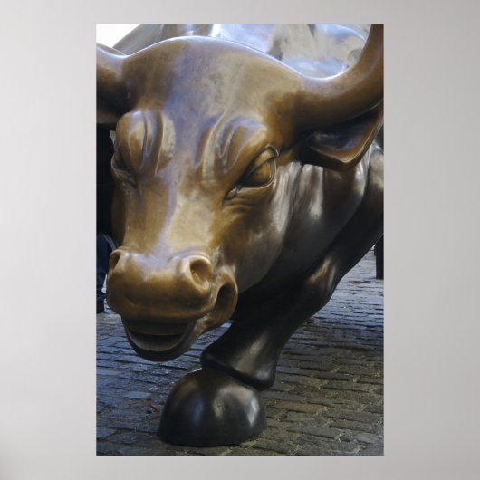 Wall Street Bull Poster (Voorkant)