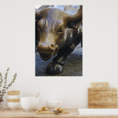 Wall Street Bull Poster (Keuken)