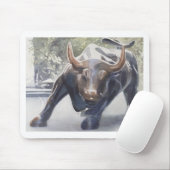 Wall Street Bull van Paul Jackson Muismat (Met muis)