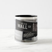 Wall Street Coffee Cup Tweekleurige Koffiemok (Center)