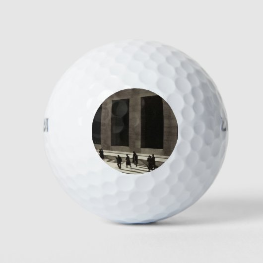 Wall Street (door Paul Strand, 1915) Golfballen (Voorkant)