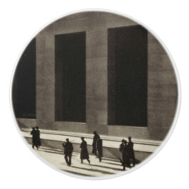 Wall Street (door Paul Strand, 1915) Keramische Knop