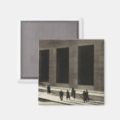 Wall Street (door Paul Strand, 1915) Magneet (Voorkant / Achterkant)