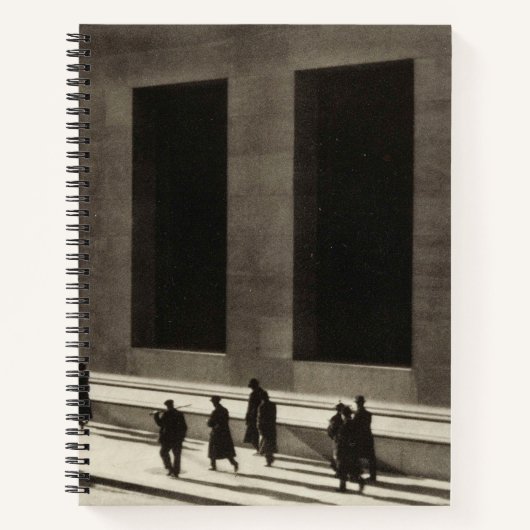 Wall Street (door Paul Strand, 1915) Notitieboek (Voorkant)