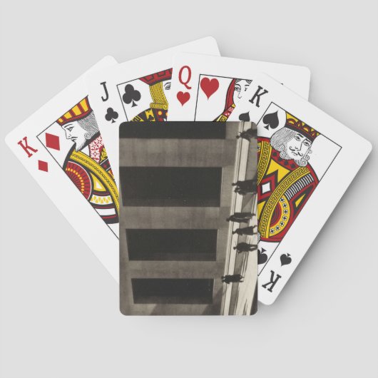 Wall Street (door Paul Strand, 1915) Pokerkaarten (Achterkant)