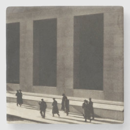 Wall Street (door Paul Strand, 1915) Stenen Onderzetter