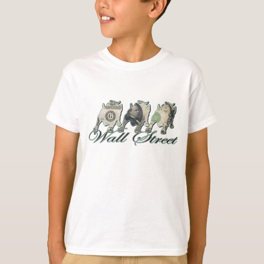 Wall Street/geld T-shirt (Voorkant)