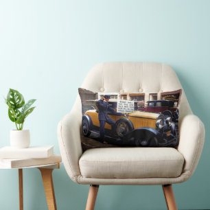 Wall Street Investor verkoopt auto na crash 1929 Kussen