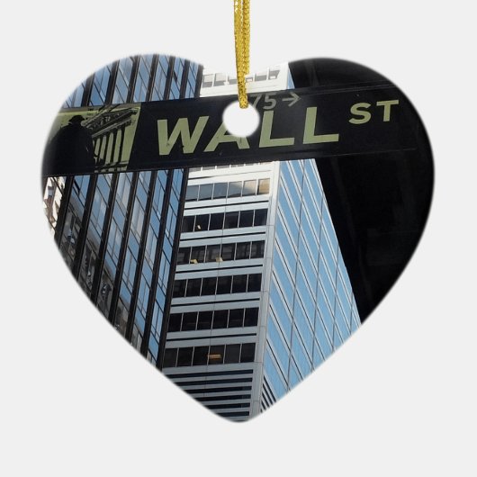 Wall Street Keramisch Ornament (Voorkant)