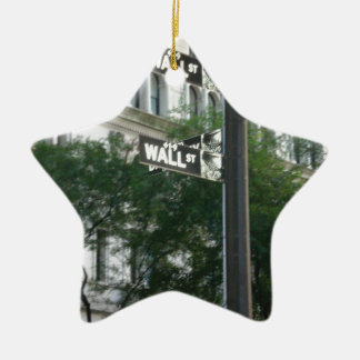 Wall Street Keramisch Ornament