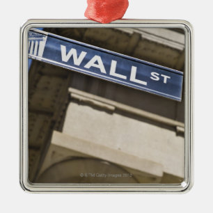 Wall Street Metalen Ornament