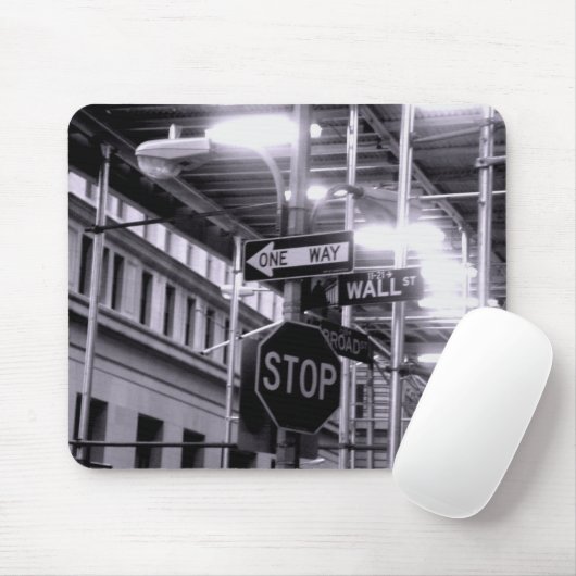 Wall Street Mousepad Muismat (Met muis)